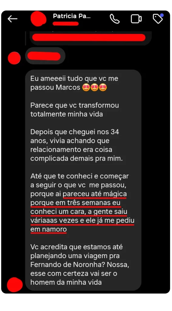 Depoimento de Patricia